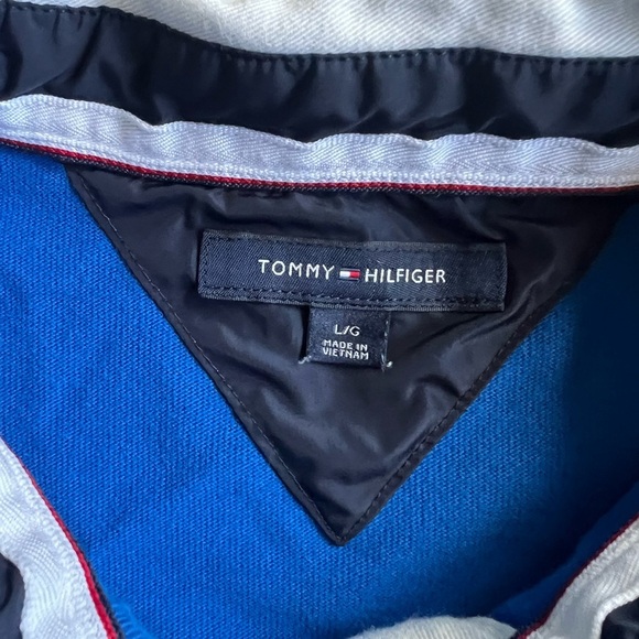 Tommy Hilfiger Vibrant Blue Polo with Red and White Trim - Picture 6 of 6